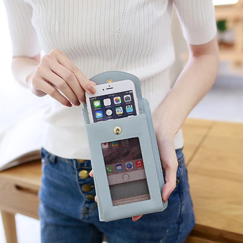 Женские Длинные кошельки прозрачные сумки ранцы кошелек для карт портмоне сумка