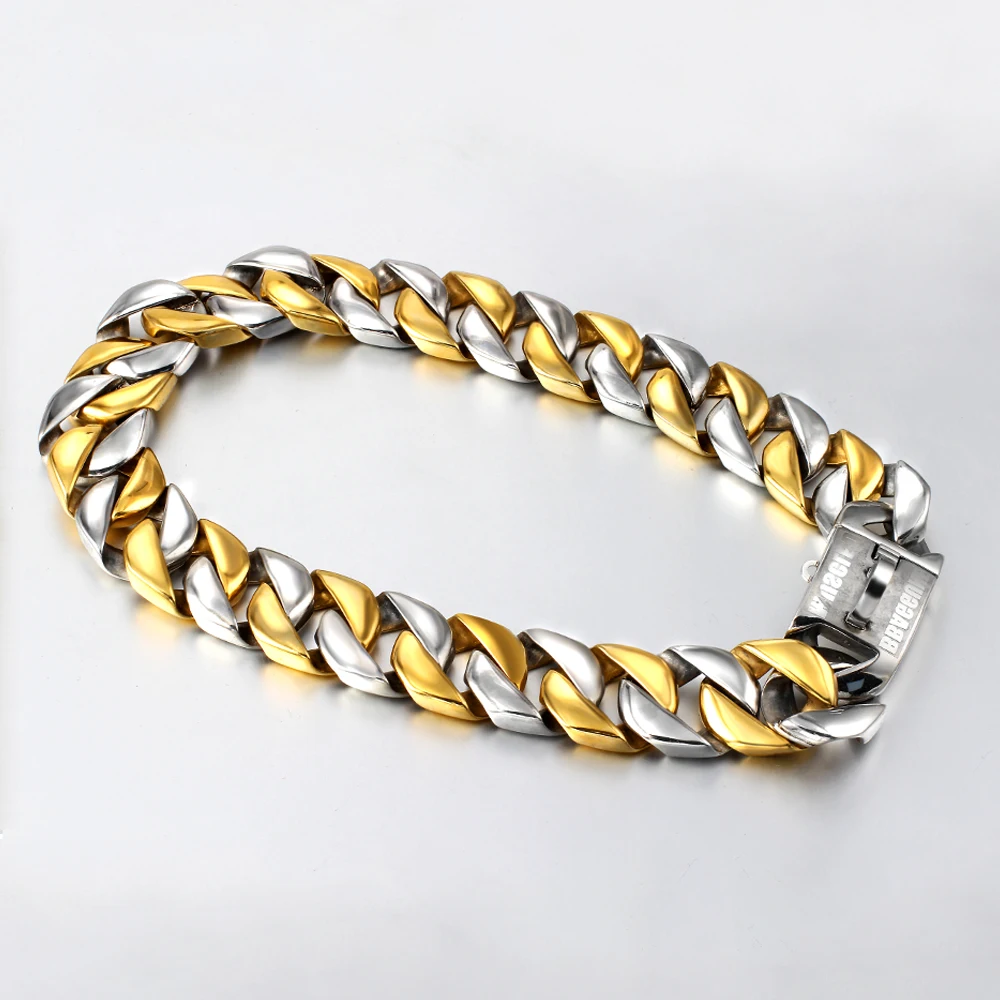 

32mm Casting Dog Chain 316L Stainless Steel Training Pet Collars Gold Silver Color Slip Collar for Large Dogs Pitbull Bulldog