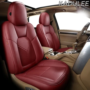 

KADULEE Custom real leather car seat cover For chevrolet lacetti captiva sonic spark cruze accessories niva aveo epica auto