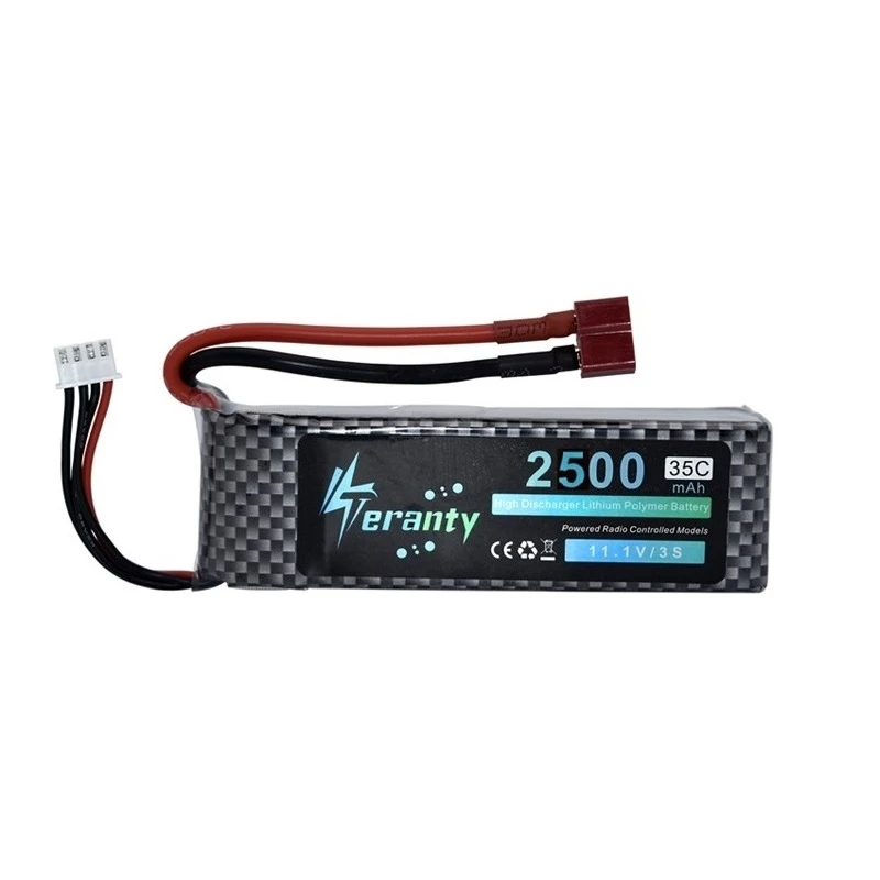 Teranty power, 11,1 В, 2500 мА/ч, Макс., 35C, батарея для RC роботов, автомобилей, лодок, Радиоуправляемый Дрон, часть, 11,1 В, батарея, 10 шт./лот, 3 s, lipo батарея