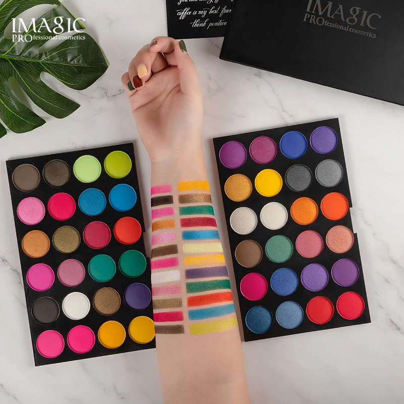 IMAGIC Nieuw palet 48 kleuren Oogschaduw макияж тонизирующий матовый Oogschaduw Flash en Gloeiende Oogschaduw Poeder пигмент Cosmetica