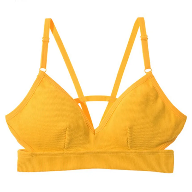 

Sexy Beautiful Back Bra, Ring-free, Thin and Small Bra, Underwear Bra Removable Bra Pad