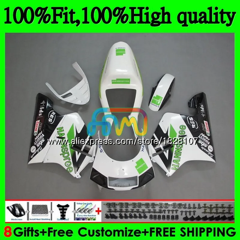 Литья под давлением для HONDA MC28 NSR250R 94 95 96 97 99 86BS. 46 СМП 250 250R NSR250 R 1994 1995 1996 HANNSpree 1997 1998 1999 обтекатель