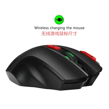 

For New Style Ro Programming Wireless Gaming Mouse Support 7 Key Colorful Shining Rechargeable 2.4G Mo