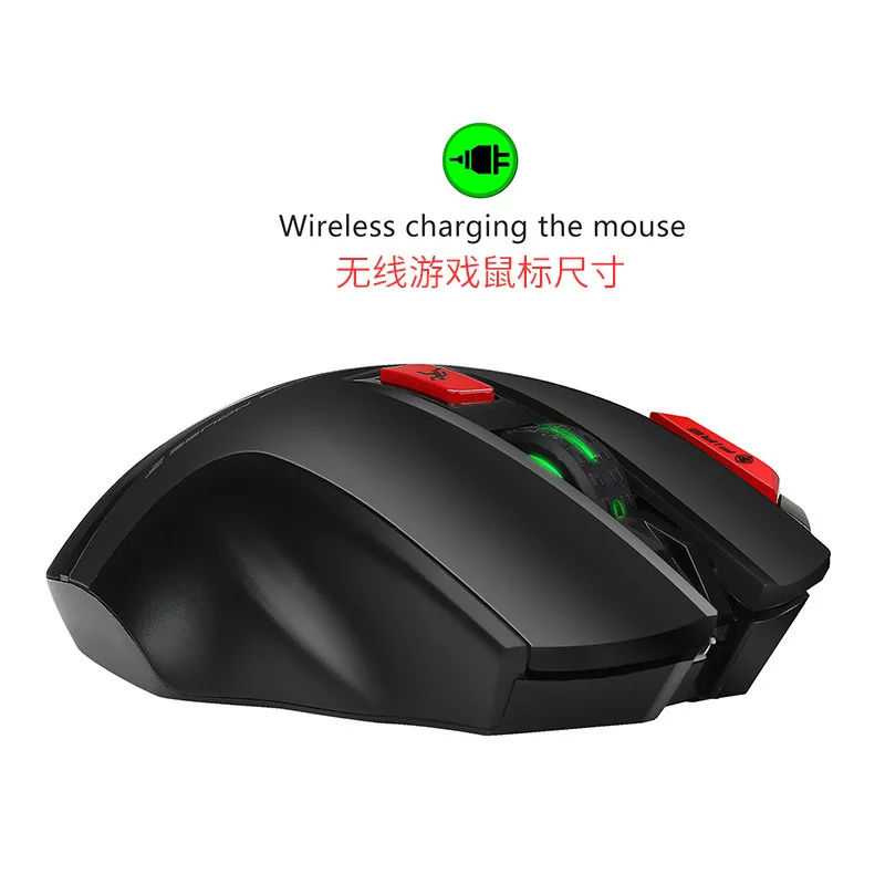 

New Style Macro Programming Wireless Gaming Mouse Support 7 Key Macro Programming Colorful Shining Rechargeable 2.4G Wireless Mo