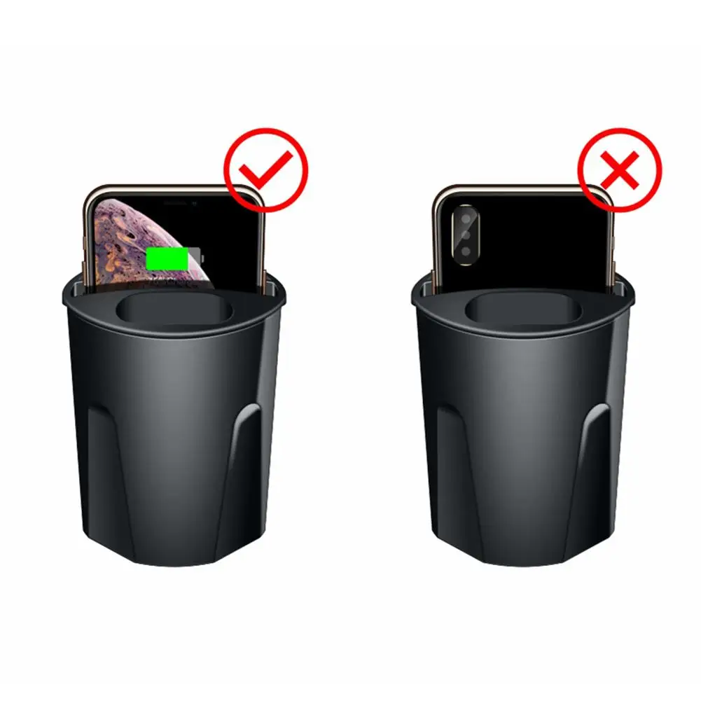 QI Беспроводной Зарядное устройство подставка для IPhone AirPods Apple Watch, Зарядное устройство стакана воды для наручных часов Apple Watch Series 4/3/2/1 IPhone X 8 XS