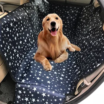 

Kennel dog harness waterproof back pet dog car seat cover pad with safety belt hammock protector