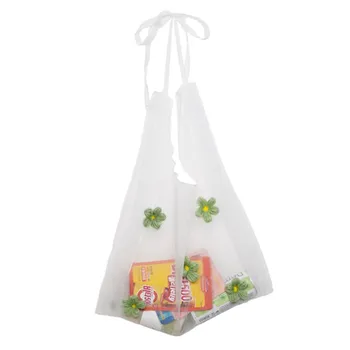 

Convenient Casual Canvas Female Shopping Handbag Bag Organza Daisy