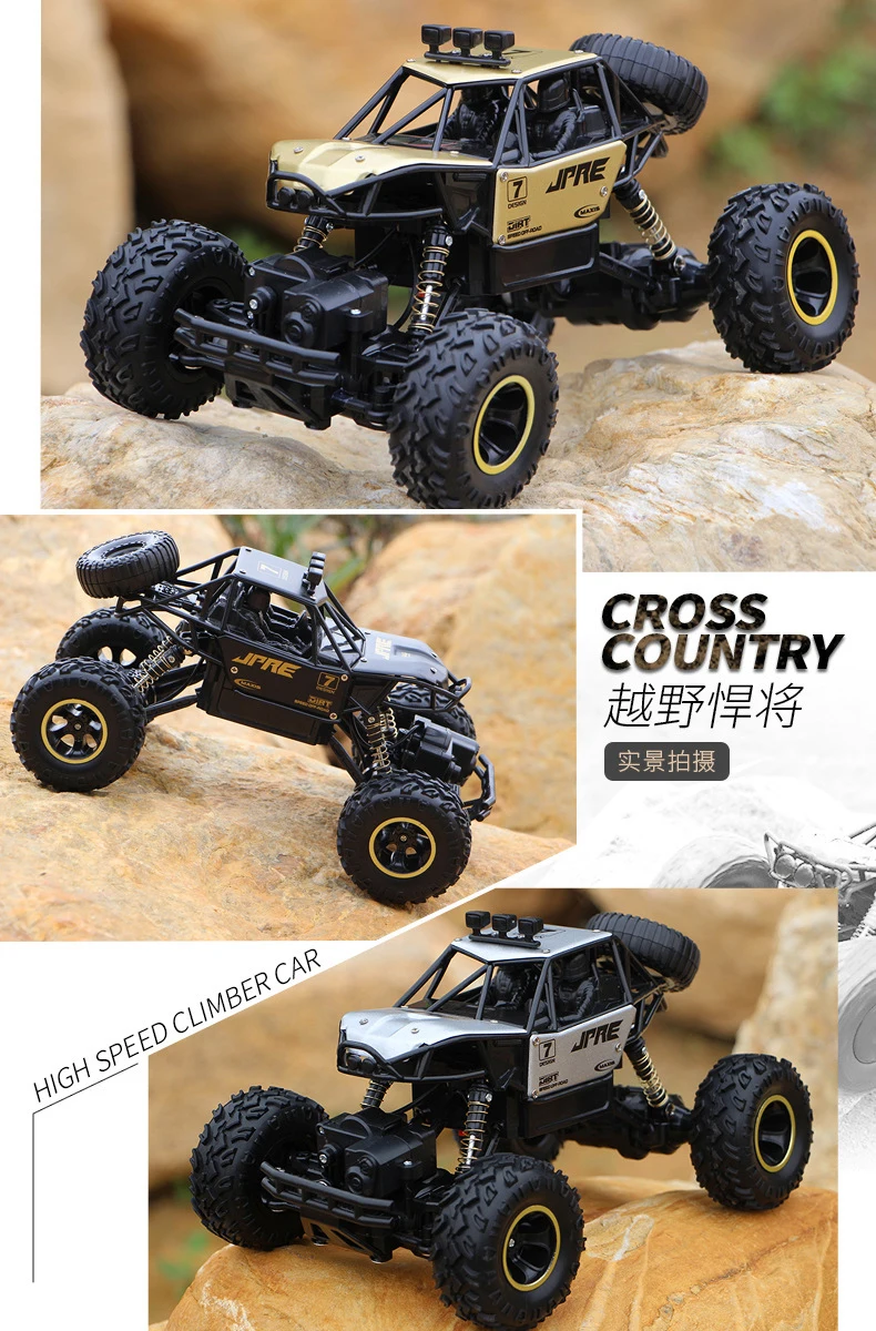 1/12 RC автомобиль 4WD альпинистский автомобиль 4x4 двойной привод двигателей Bigfoot автомобиль дистанционное управление Модель внедорожный автомобиль игрушки для мальчиков Детский подарок