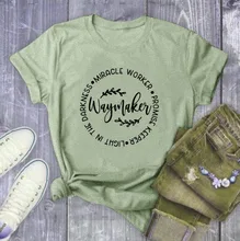 

Waymaker Letter Print T Shirt Women Short Sleeve O Neck Loose Tshirt Ladies Summer Women Tee Shirt Tops Camisetas Mujer