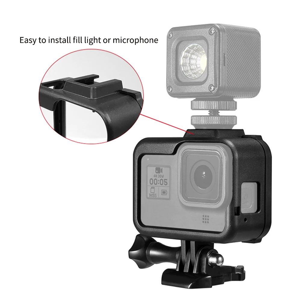 TUYU для Gopro Hero 8 рамка чехол Защитная крышка корпус крепление база для Go pro Hero8 Gopro8 защитный аксессуар