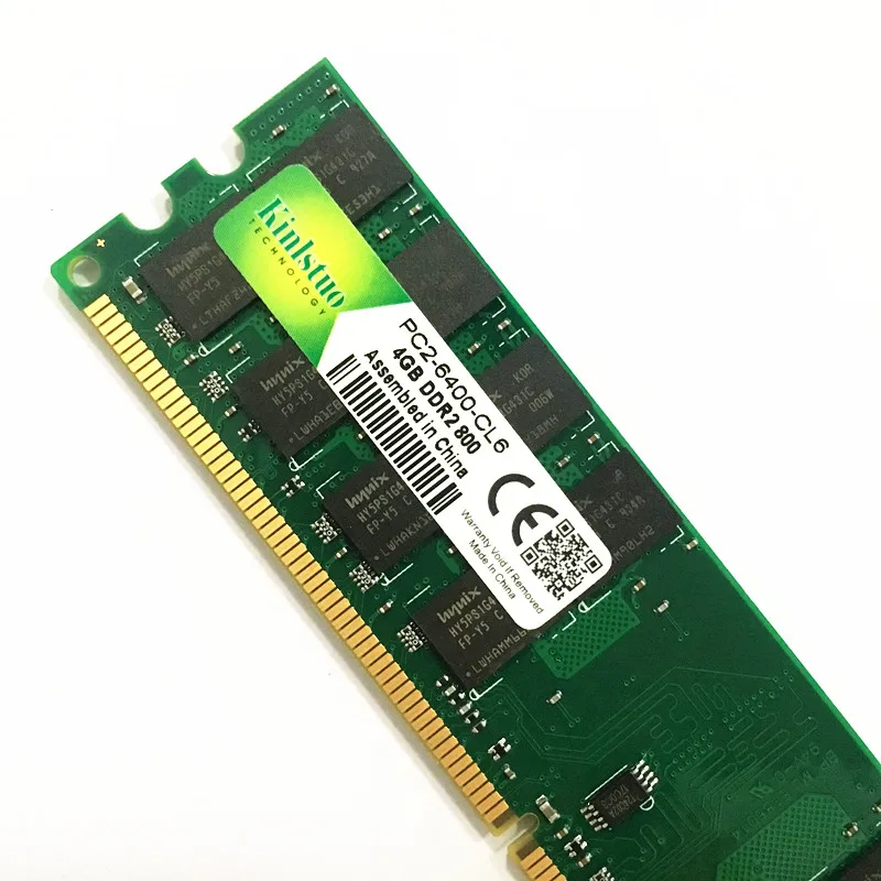 Memória de 4gb Ddr2 Ram 4gb x2 Pcs para o Desktop Novo Kinlstuo 4gb 800 667 533 Mhz para Memoria Ddr2 Amd Rams - Imagem 4