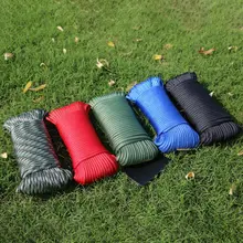 Высококачественный Прочный зонтик веревка уличный Паракорд вспомогательный спасательный канат оборудование 31 м палатка фиксированная веревка