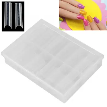 

120pcs False Finger Nail Tips DIY Reusable False Nails for Home Nail Art Salon Use False Nails 12 Types Manicure Supplies