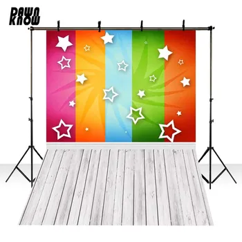 

DAWNKNOW Star Vinyl Photography Background For Newborn Floor Photo Shoot Backdrop For Wedding Photo Studio F294