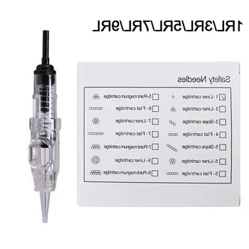 

Tattoo Cartridge Needles RL 10Pcs Tattoo Needles Disposable Permanent Makeup Eyebrow Lip Eyeliner for Electric Machine Pen