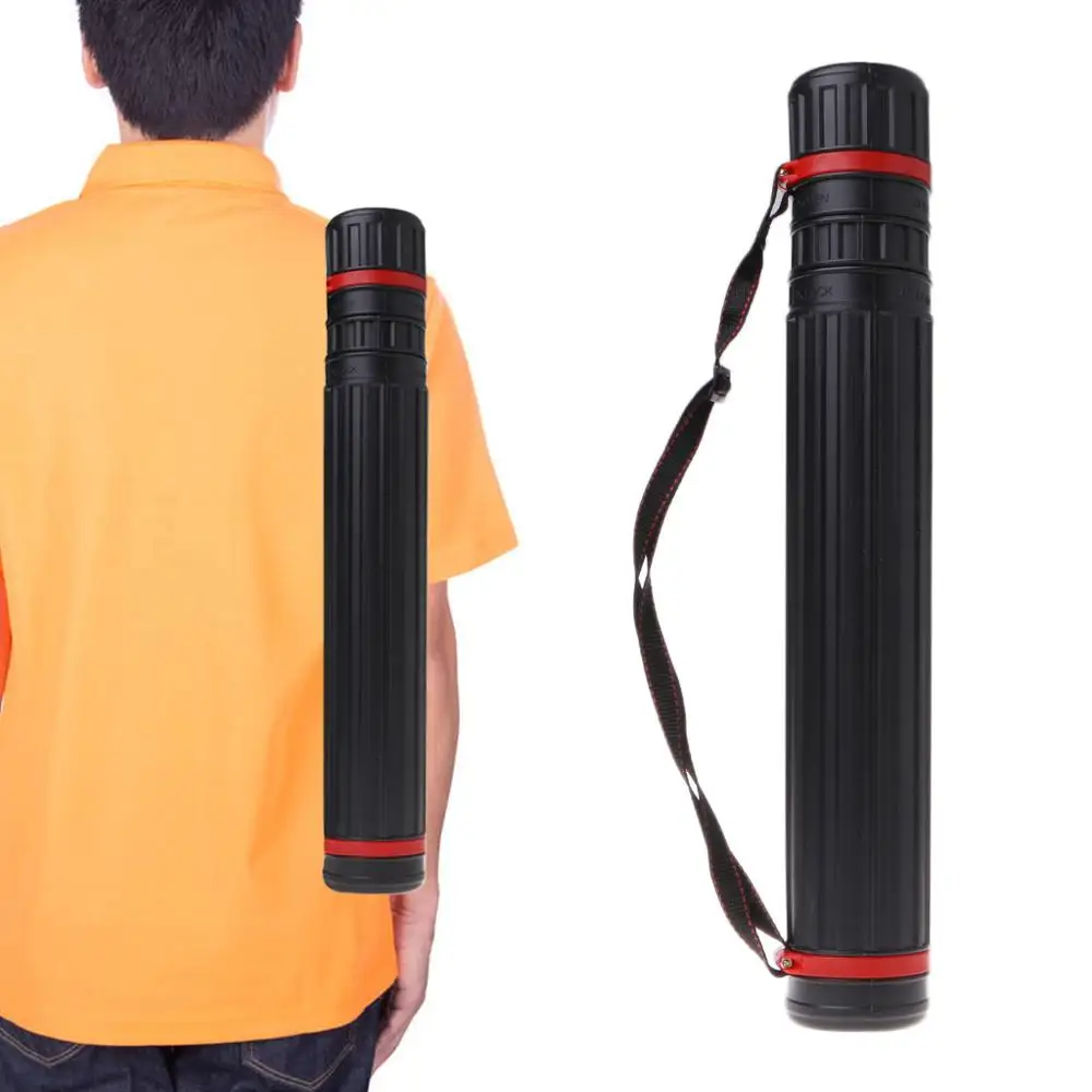 

Flexible Plastic Telescopic Bluprint Document Painting Paper Storage Tube Box Whosale&Dropship