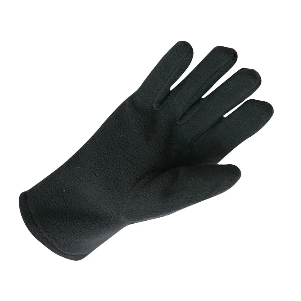 Men and women autumn and winter gloves outdoor England plaid plush warm cotton gloves touch screen ski bike outdoor gloves 30S19 (3)