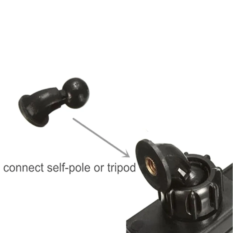 1//4 a 17mm Adattatore a sfera Bullone Girevole per Treppiede Selfie Grip Ball Mount 18mm Ballhead Adapter Mount 17mm Standard 1//4 Vite 6mm Base di Montaggio