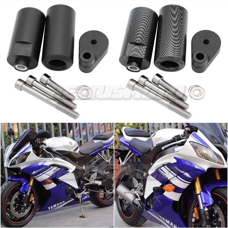 For Yamaha YZF-R6 2008-2009 Carbon Frame Sliders Crash Falling Protector