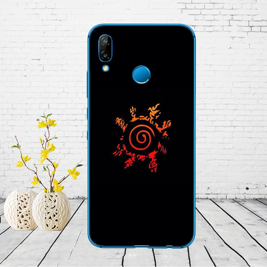 168DD Наруто Akatsuki Clan Cloud Symbol Мягкий силиконовый чехол для Huawei P9 P10 P20 P30 Lite mate 10 20 PRO lite p smart чехол