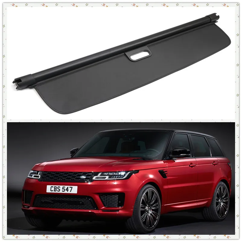 

For Land Rover Range Rover Sport 2014-2018 Car Styling Black Retractable Boot Trunk Shield Cargo Cover Organizer