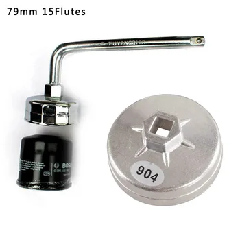 

High QualityOil Filter Housing Tools Remover Cap Wrench 15-Flute 79mm No Slip