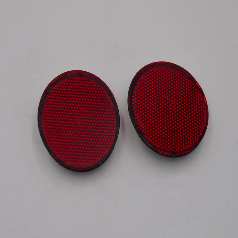 Отражатели заднего бампера 2 шт. красный левый и правый круглый светильник