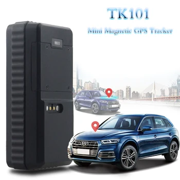 

3000mAh Long time standby Battery Waterproof Outdoor Usage GPS Car Tracker TK101 with Box Magnetic GPS Portable&easy to Hidden