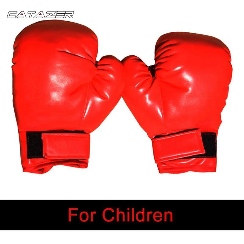 1pair Professional Boxing Gloves Pu Leather Liner Sponge R Flame Gloves Sanda Training Fitness Boxing Gloves For Adults Kids Aliexpress