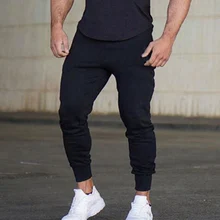 Мужские брюки для спортзала хлопковые брюки-карандаш шорты для бодибилдинга брюки для бега YA88