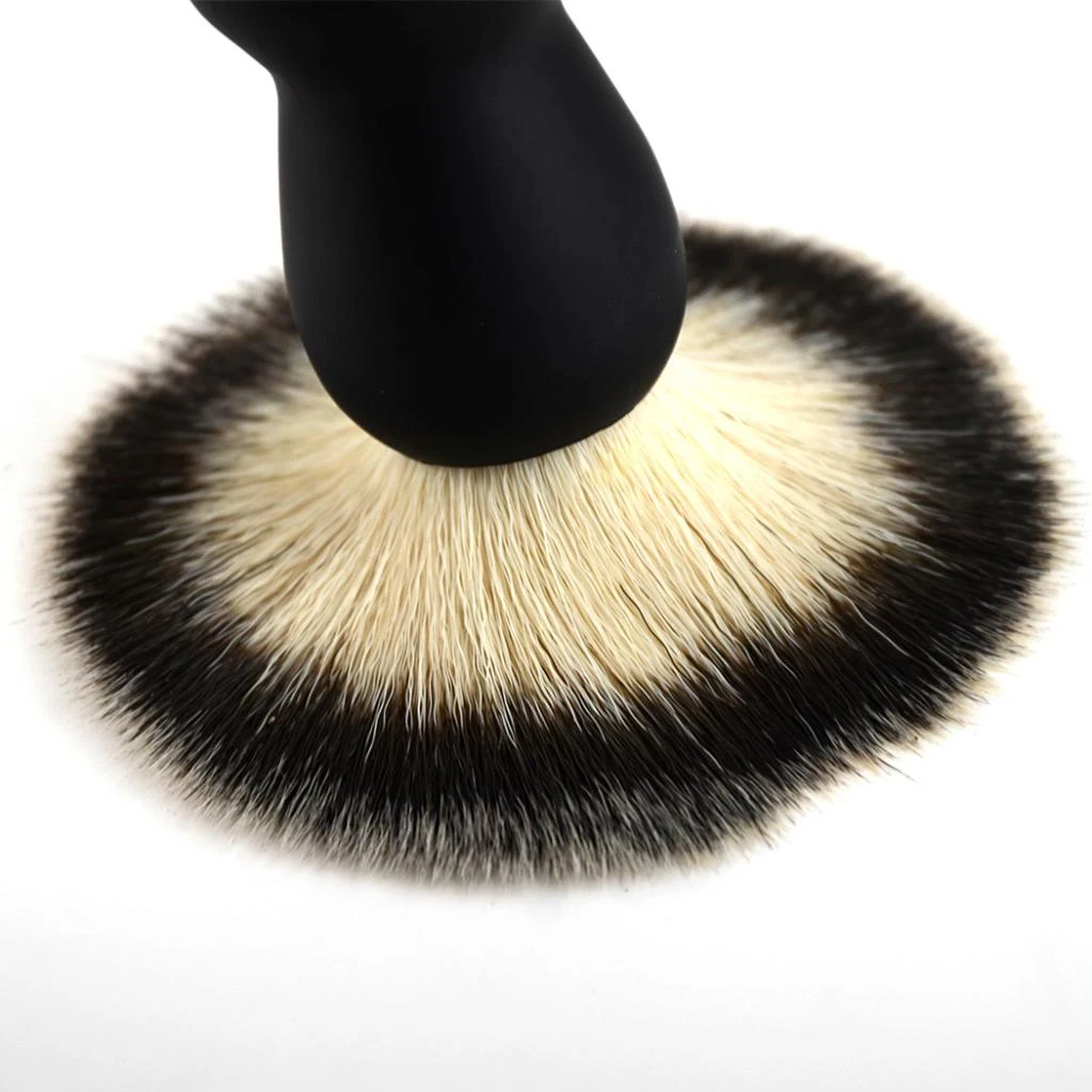Men Shaving Soft Brush / Hair Removal Beard Moustache Whiskers Cleaning Tool with ABS Handle for Personal Care