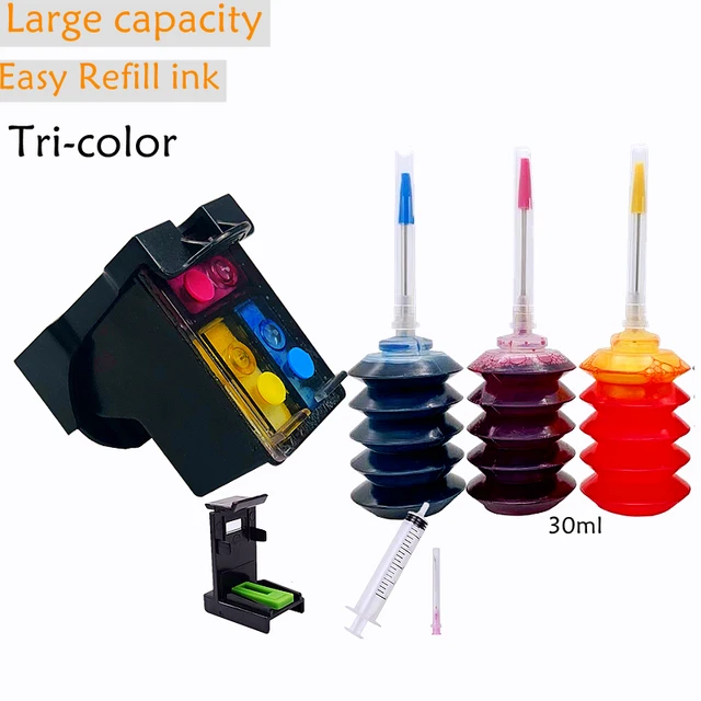 Kit de recarga de tinta para impresora HP 664 XL, recambio de tinta para  impresora a Color HP Deskjet 2675, 1115, 2135, 3635, 2138, 3636, 4535,  4536, 4538|ink cartridge|refillable ink cartridgesrefillable cartridges -  AliExpress