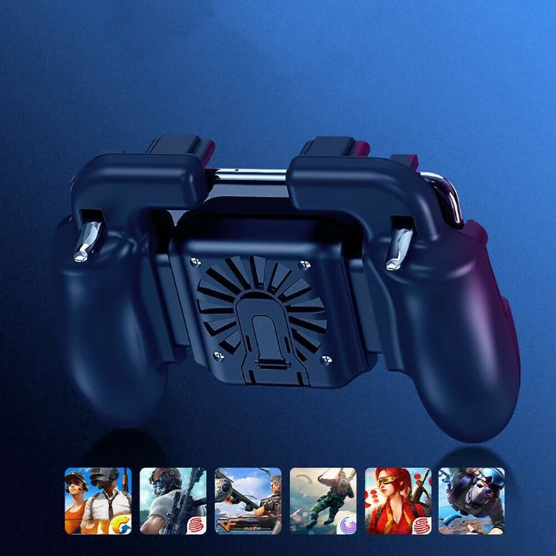  FFYY-Phone Game H5 Cooler Cooling Fan Gamepad Controller Fire Hand Grip For Pubg