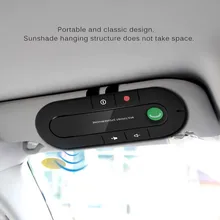 Speakerphone 4.1+EDR Wireless Bluetooth-compatible Handsfree Car Kit MP3 Music Player USB Power Audio Receiver Sun Visor Clip
