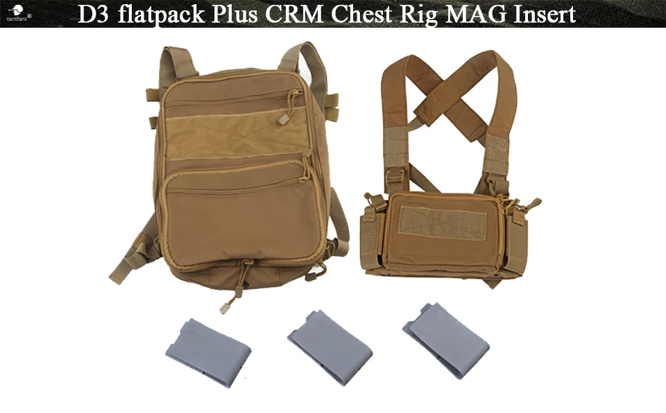 Flatpack D3 Plus Рюкзак гидратация CB нагрудный жилет Armor Rifle AK M4 Пистолетная обойма сумка для пеших прогулок и охоты армейская сумка