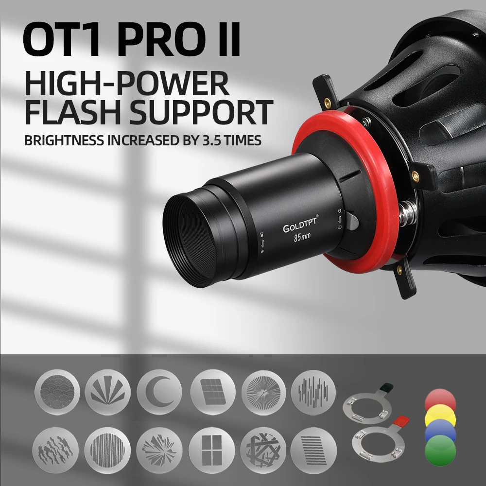 OT1 PRO II Focalize Conical Snoots Photo Optical Condenser Art Special Effects Shaped Beam Light Cylinder for Bowens mount|Photographic Lighting| - AliExpress