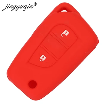 Keyforkess 30pcs 2 BTN custodia protettiva per chiave in Silicone per Toyota Auris Corolla Avensis Verso Yaris Aygo Scion TC IM Camry RAV4 - Jingyuqin 30pcs 2 BTN custodia protettiva per chiave in Silicone per Toyota Auris Corolla Avensis