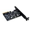 USB 3.1 PCIE Raiser Card Dual Reversible USB 3.1 Gen 2 Type-C Ports PCI-E PCI Express X4 SATA 15Pin Connector 10Gbps Add On Card ► Photo 3/6