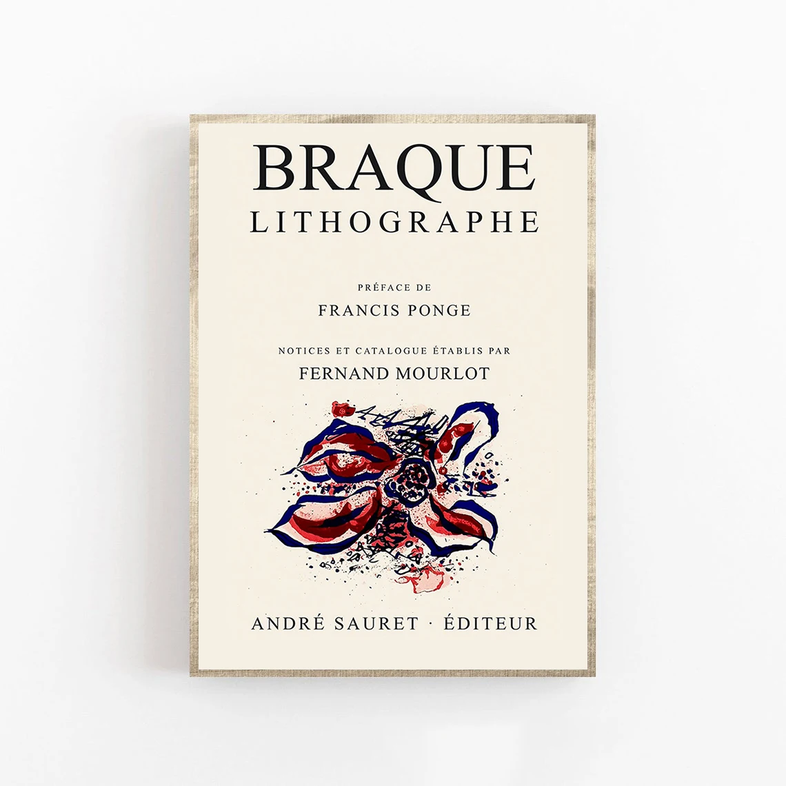 Georges Braque Affiche Lithographie Mourlot Ceret Cubisme  P 279 