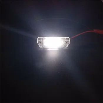 

LED License Plate Light Set Kit Attachment Car Auto Fitting White Rear