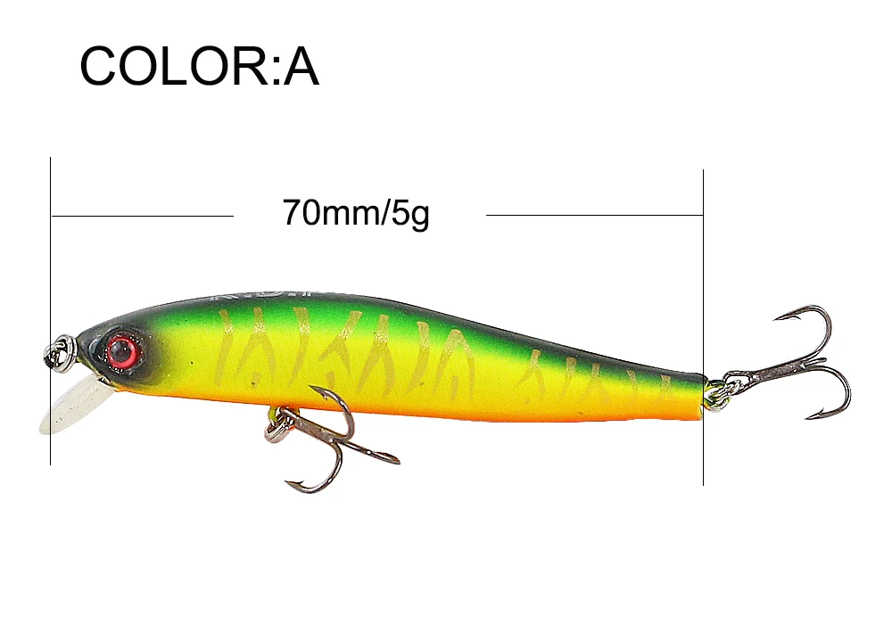 AI-SHOUYU, новинка, 1 шт., блесна, рыболовная приманка, 70 мм/5 г, жесткий воблер приманка, магнитная жесткая приманка на щуку, плавающая приманка, рыболовные снасти