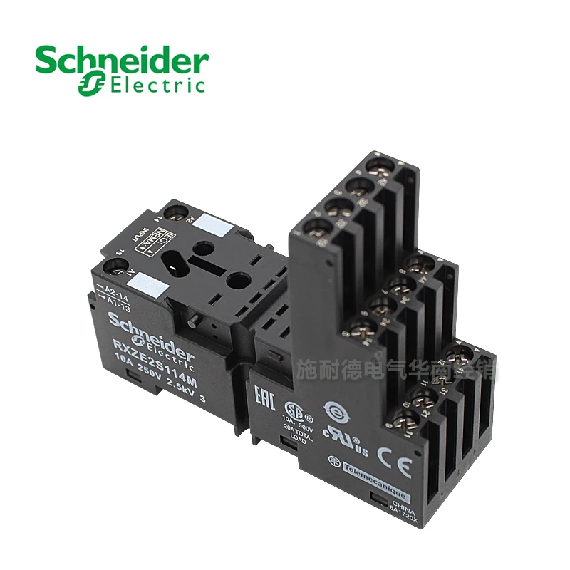 

Small relay base RXZE2S114M separate 14-hole socket current 10A Perfectly compatible with RXM4AB2BD/RXM4AB2P7