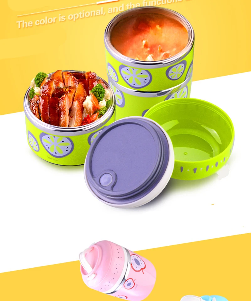 Round lunch box 18