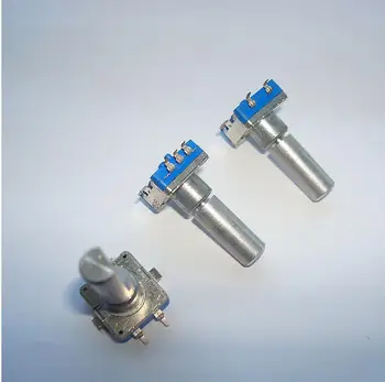 

5pcs/lot pjiap switch EC11 encoder digital potentiometer for car audio rotary patch coding switch 18 bit 20mm handle