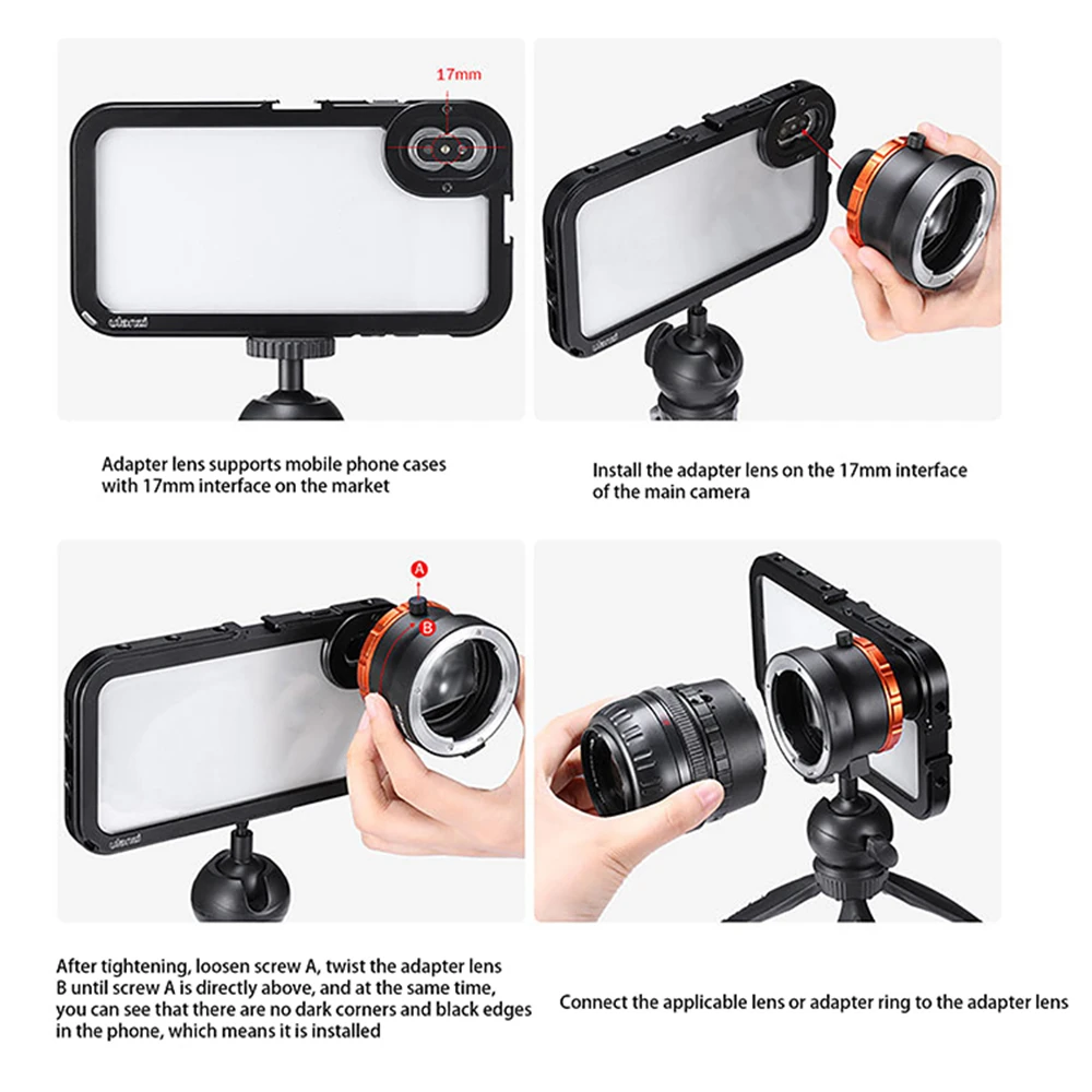 DOF Adapter E Mount Camera Lens Used On Smart 