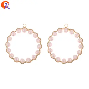 

Cordial Design 40Pcs 25*27MM Jewelry Accessories/Earrings Making/Imitation Pearl/Round Shape/DIY/Hand Made/Earring Findings