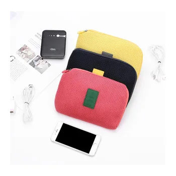 

Cosmetic Bag Multifunctional Travel Shockproof Digital Charging Source Data Cable Charger Headset Storage Bag
