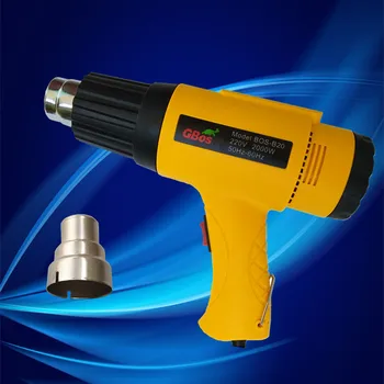 

2000W Double Temperature Control Car Sticker Film Baking Heating Guns High Power Electric Tool Baking Gun Hot Air Gun