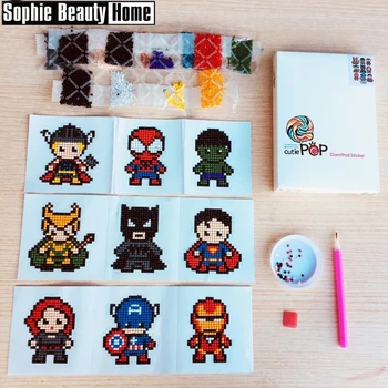 

DIY Mini-Patterns Diamond Embroidery Princess Diamond Painting For Children Round Diamond Sticker For Cup Book Phone Decoration